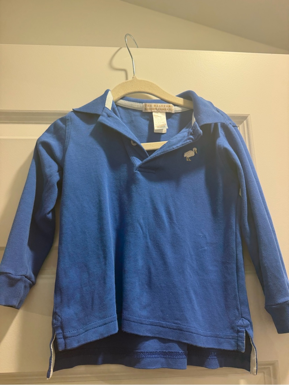 The Beaufort Bonnet Company Royal Blue Long-Sleeve Polo